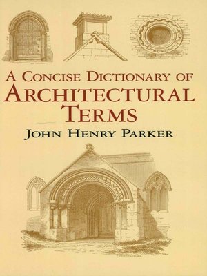 cover image of A Concise Dictionary of Architectural Terms